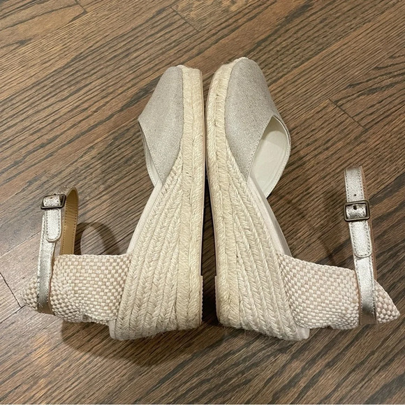NEW Soludos Closed-toe Midwedge Linen Espadrille Women’s 10 - Picture 7 of 12
